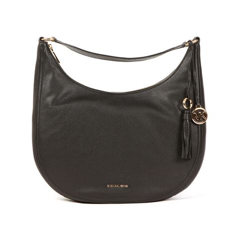 ebay michael kors lydia bag|Michael Kors Lydia Black Leather Hobo Shoulder Bag .